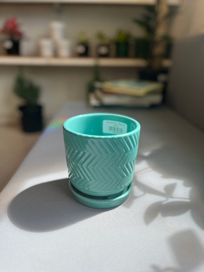 Monet Pot - Blue 4”